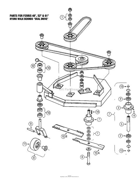 Please verify the original <strong>Ferris</strong> part number 5105108 in your owner's manual or on the appropriate <strong>parts</strong> diagram of your model for correct location and fitment of this item. . Ferris parts